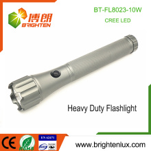 Factory Wholesale 3D battery Used Best Heavy Duty Metal Tactical Handheld Hunting Brightest Aluminum 10w led Flashlight xml t6